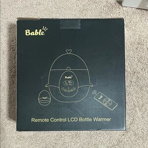 Black Remote Control LCD Bottle Warmer
